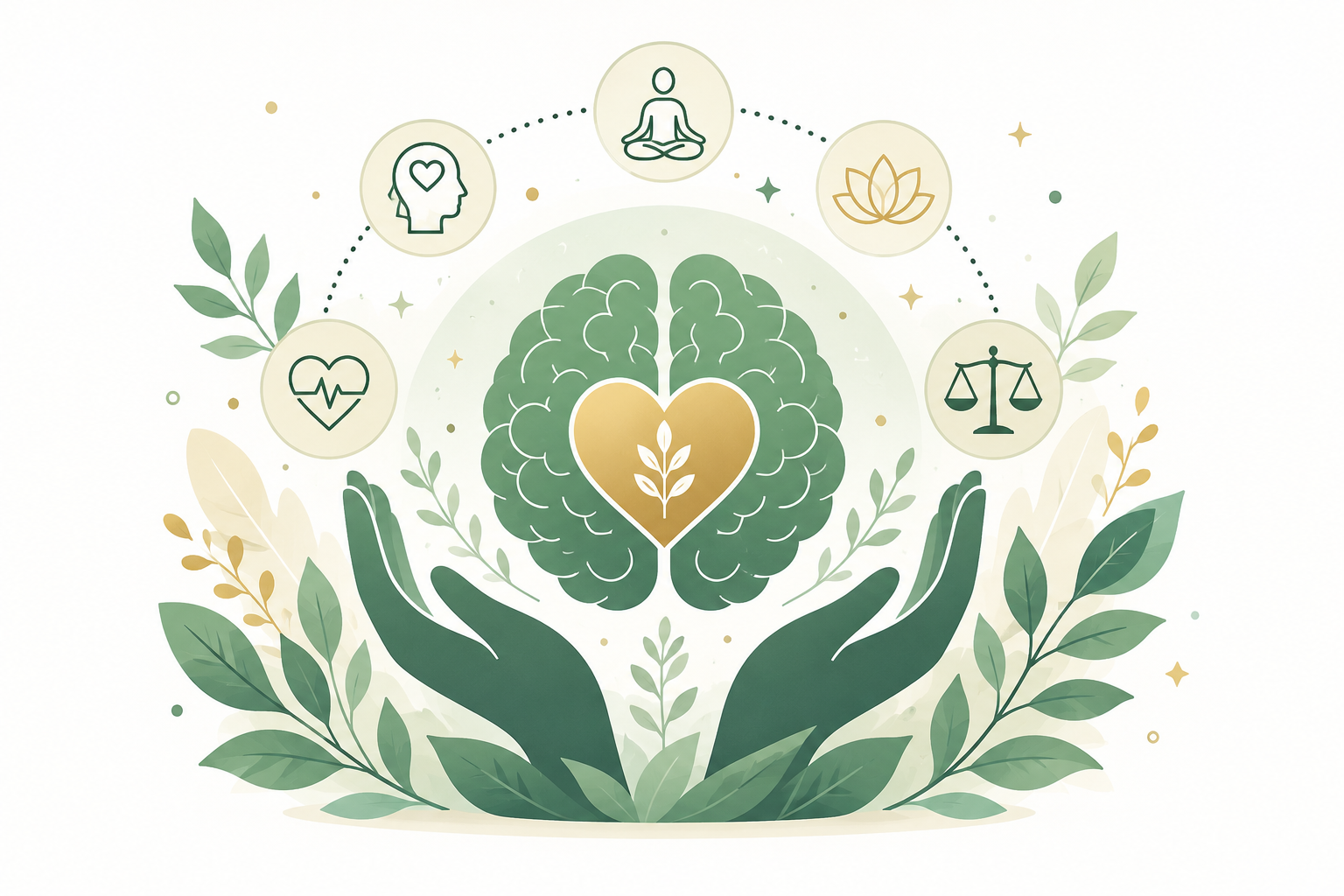 Mental Wellness Illustration