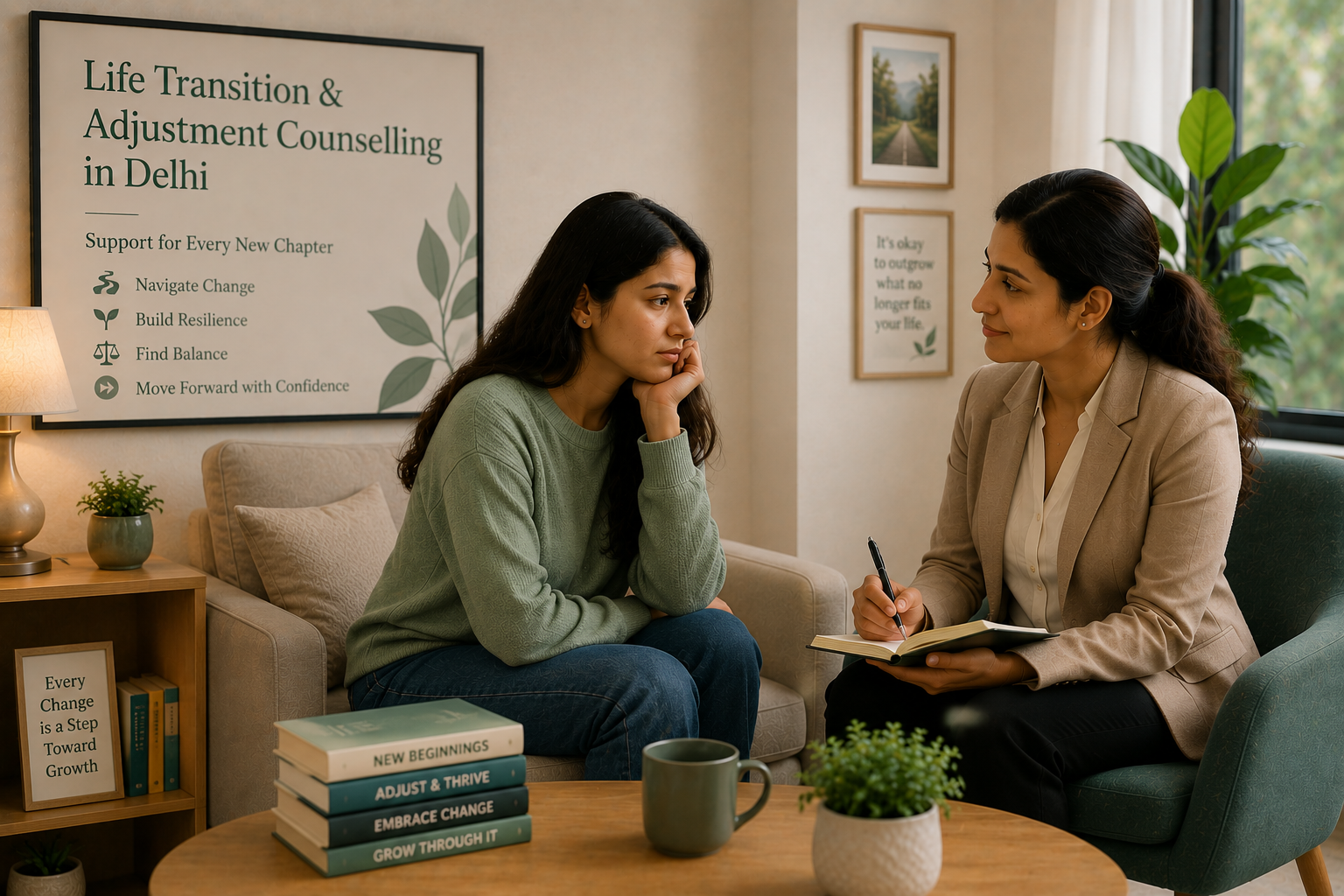Life Transition & Adjustment Counselling at Santulan Therapy Clinic