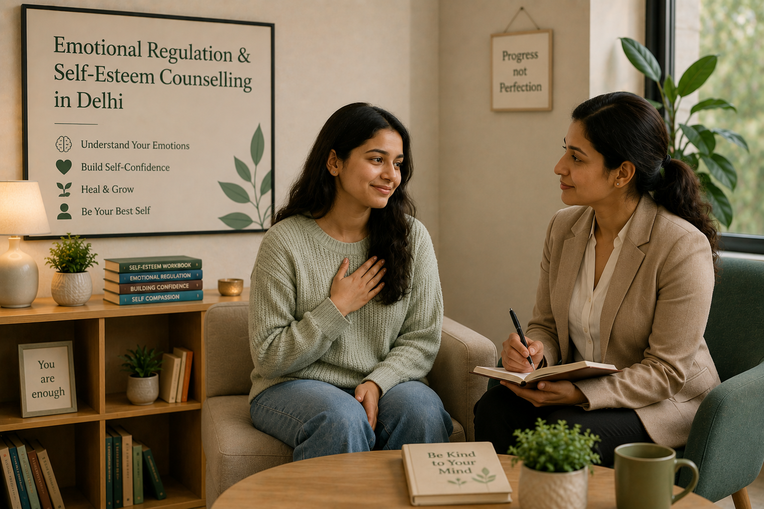 Emotional Regulation & Self-Esteem Counselling at Santulan Therapy Clinic